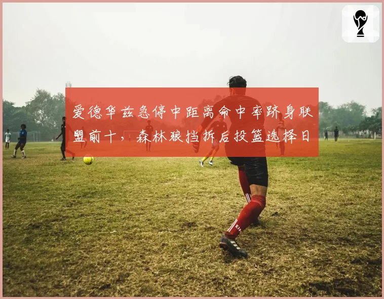 爱德华兹急停中距离命中率跻身联盟前十，森林狼挡拆后投篮选择日趋成熟